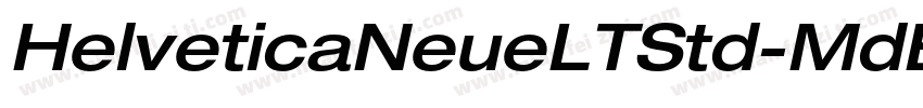 HelveticaNeueLTStd-MdEx字体转换