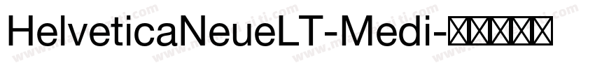HelveticaNeueLT-Medi字体转换