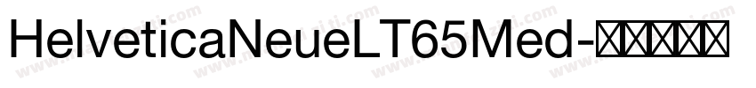 HelveticaNeueLT65Med字体转换