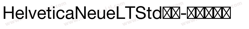 HelveticaNeueLTStd系列字体转换
