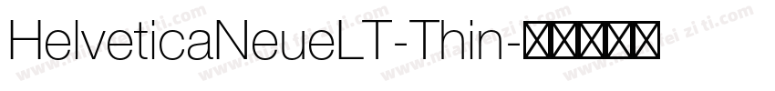HelveticaNeueLT-Thin字体转换