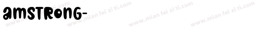 amstrong字体转换