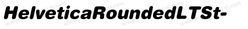 HelveticaRoundedLTSt字体转换