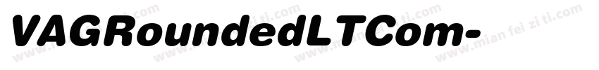 VAGRoundedLTCom字体转换