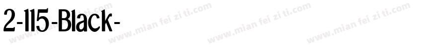 2-115-Black字体转换