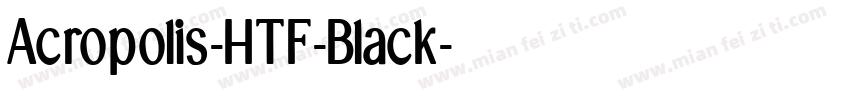 Acropolis-HTF-Black字体转换