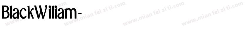 BlackWiliam字体转换