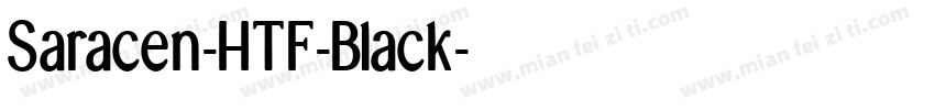 Saracen-HTF-Black字体转换
