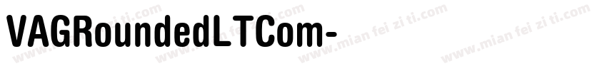 VAGRoundedLTCom字体转换