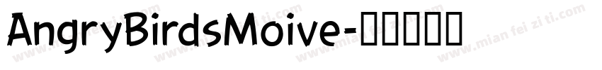 AngryBirdsMoive字体转换