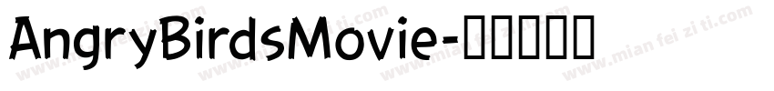 AngryBirdsMovie字体转换