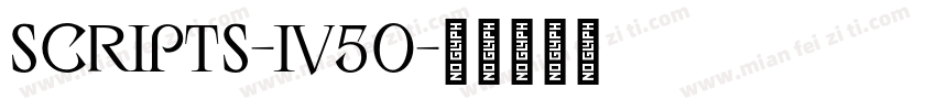 SCRIPTS-IV50字体转换