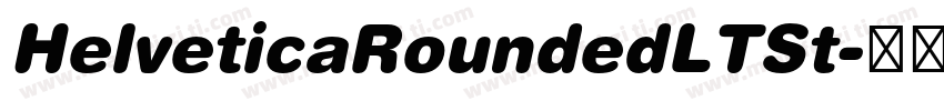 HelveticaRoundedLTSt字体转换