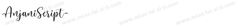 AnjaniScript字体转换