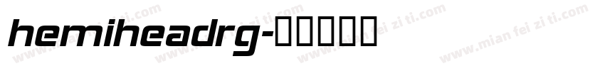 hemiheadrg字体转换