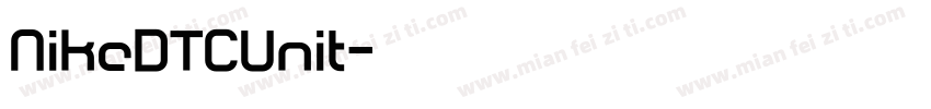NikeDTCUnit字体转换