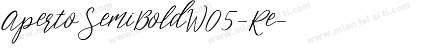 ApertoSemiBoldW05-Re字体转换