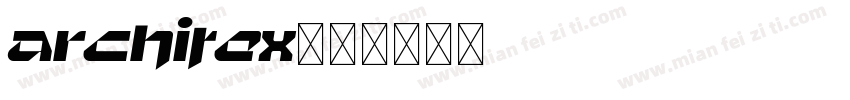 architex字体转换