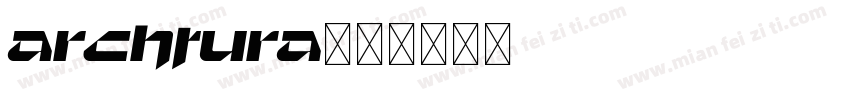 archtura字体转换