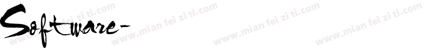 Software字体转换