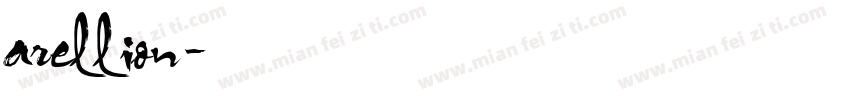 arellion字体转换