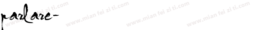 parlare字体转换