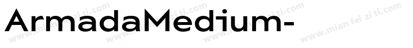 ArmadaMedium字体转换