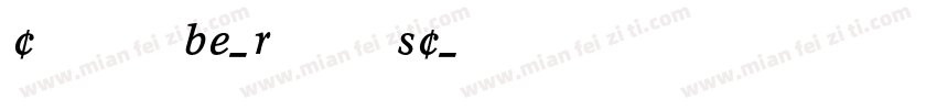 ConcordeBE-RegularSC字体转换