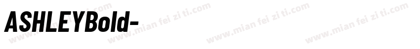 ASHLEYBold字体转换