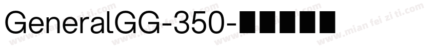 GeneralGG-350字体转换