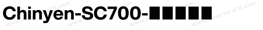 Chinyen-SC700字体转换