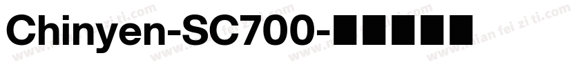 Chinyen-SC700字体转换