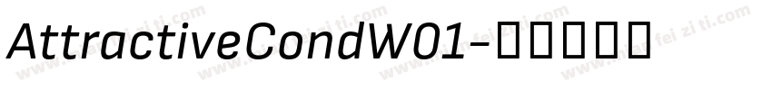 AttractiveCondW01字体转换