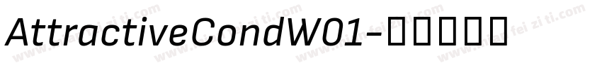AttractiveCondW01字体转换