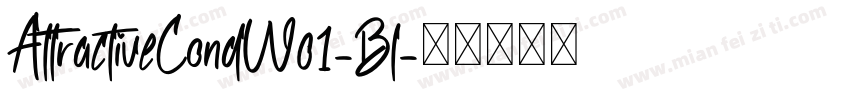 AttractiveCondW01-Bl字体转换