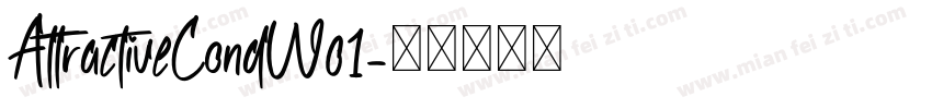 AttractiveCondW01字体转换