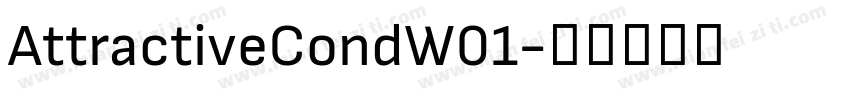 AttractiveCondW01字体转换