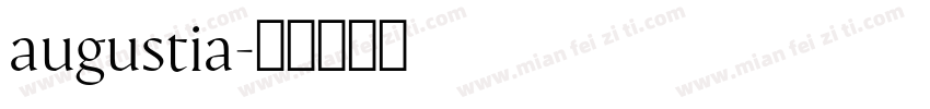 augustia字体转换