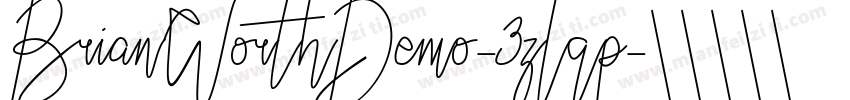BrianWorthDemo-3zlqp字体转换