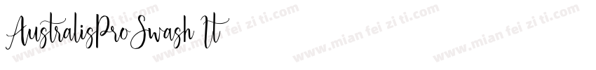AustralisProSwash-It字体转换