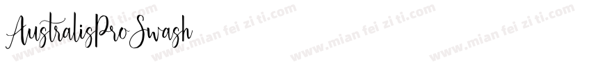 AustralisProSwash字体转换