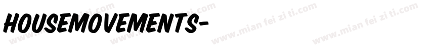 HouseMovements字体转换