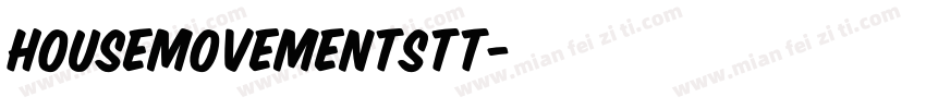 HouseMovementsTT字体转换