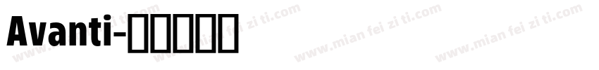 Avanti字体转换