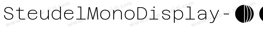 SteudelMonoDisplay字体转换