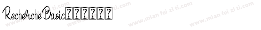 RechercheBasic字体转换