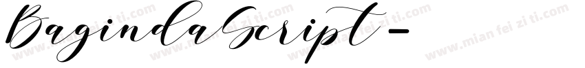BagindaScript字体转换