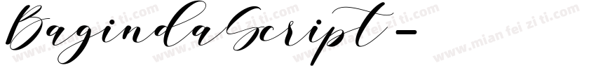 BagindaScript字体转换