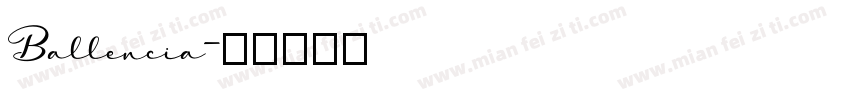 Ballencia字体转换