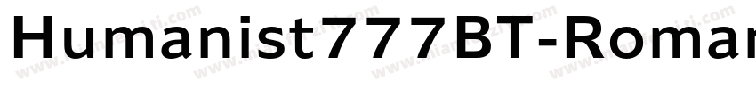 Humanist777BT-RomanC字体转换